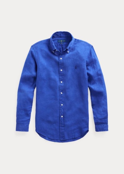 Men's Polo Ralph Lauren Lightweight Linen Shirts | 180457KTD